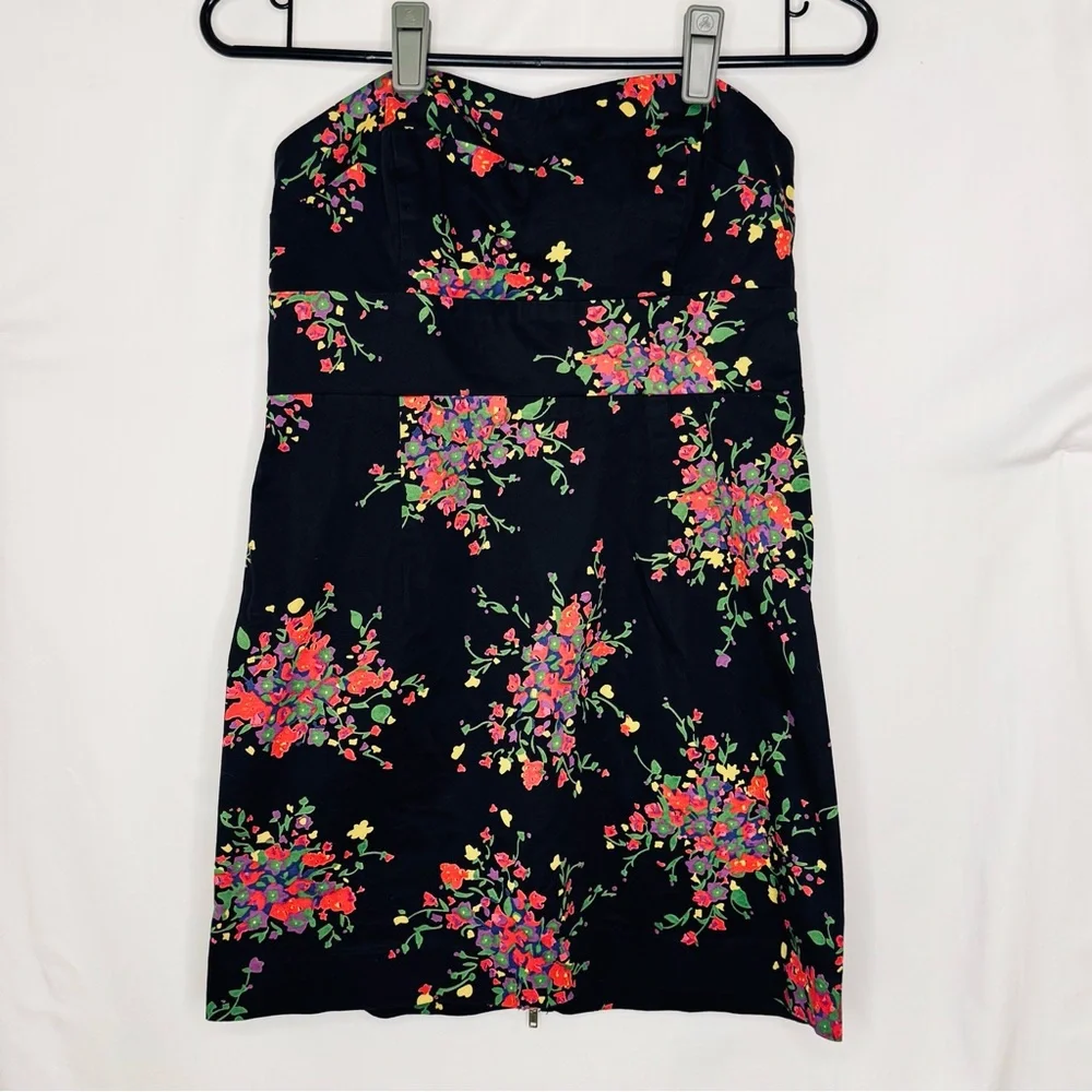 Free People Poison Apple Floral Strapless Mini Dress